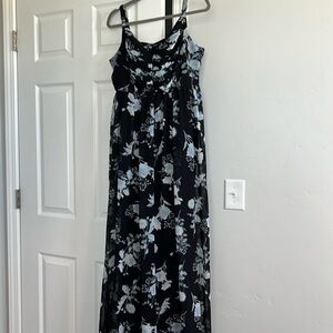Torrid | Pleated Maxi Chiffon Dress | Size 1